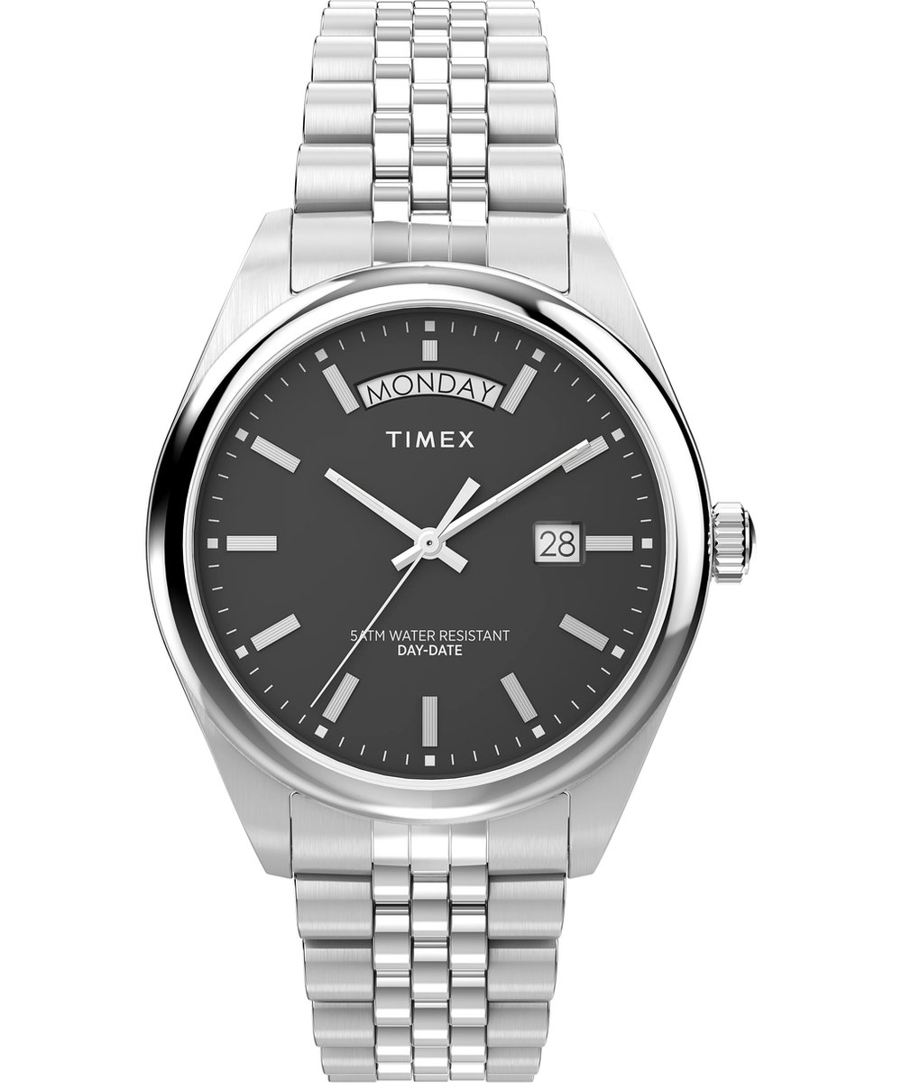 Timex Legacy TW2V67800 Horloge - Staal - Zilverkleurig - Ø 41 mm