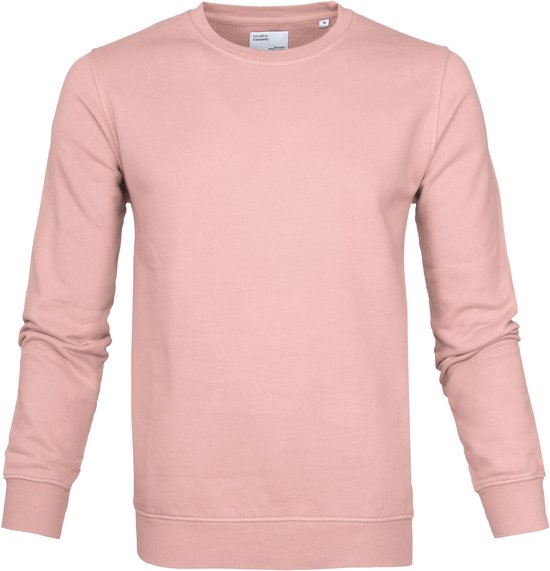 Colorful Standard - Sweater Faded Pink - Heren - Maat M - Regular-fit