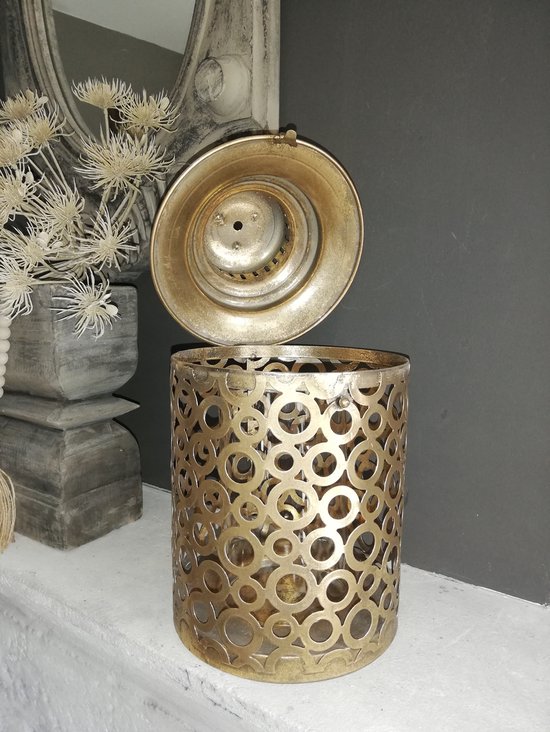 Marrakesh Vintage decoratieve windlicht lantaarn 33 cm groot