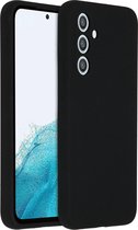 Accezz Hoesje Geschikt voor Samsung Galaxy A54 (5G) Hoesje Siliconen - Accezz Liquid Silicone Backcover - Zwart