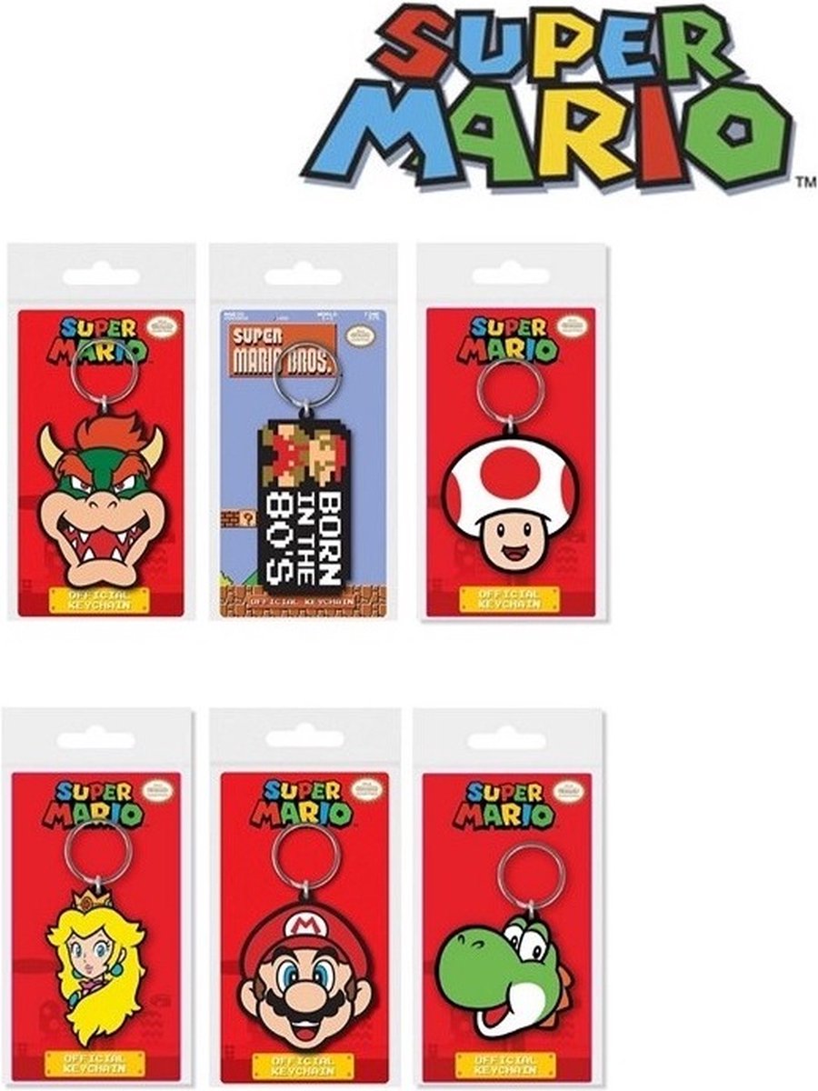 Mario Bros. porte-clef Mario avec radis