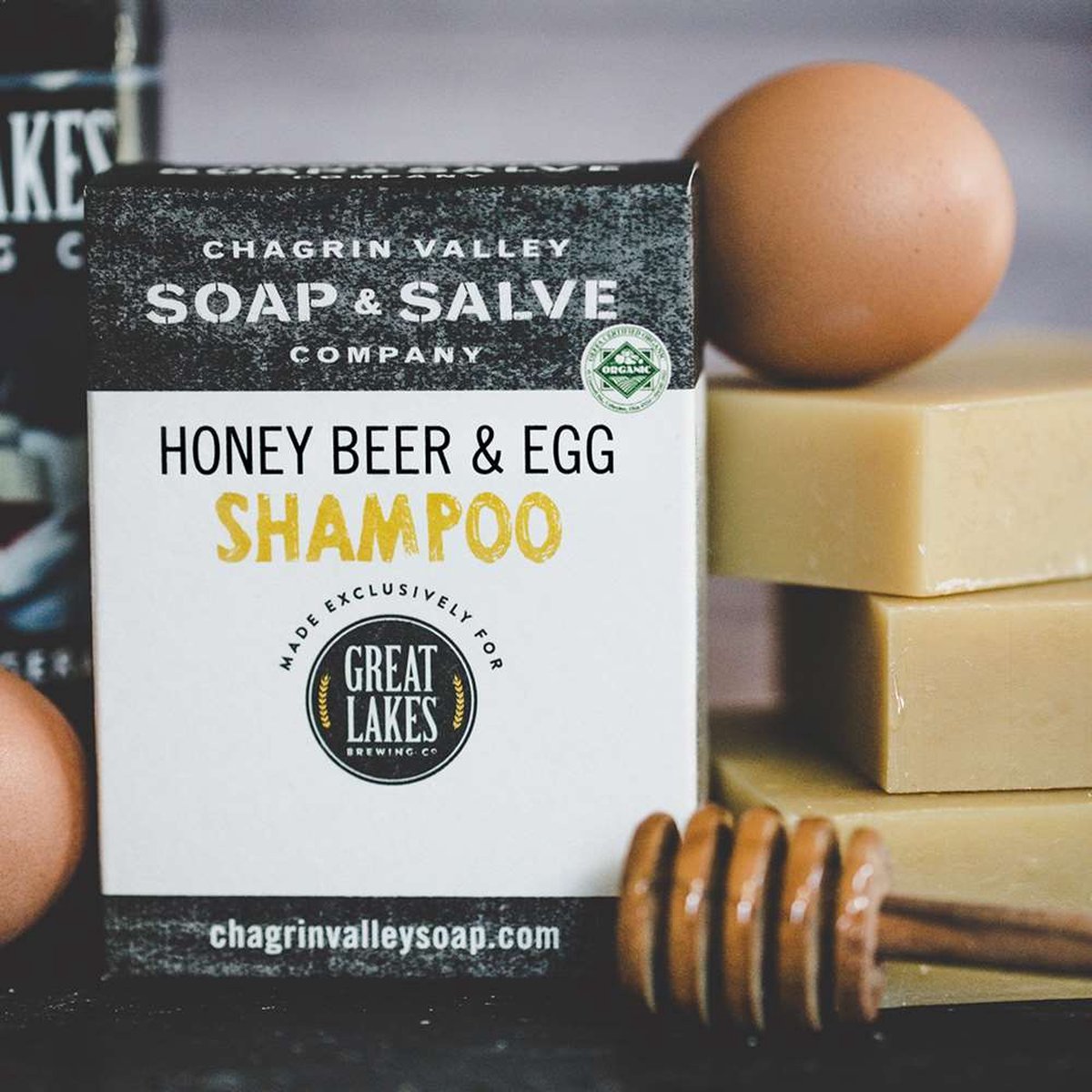 Chagrin Valley Honey Beer & Egg Shampoo Bar