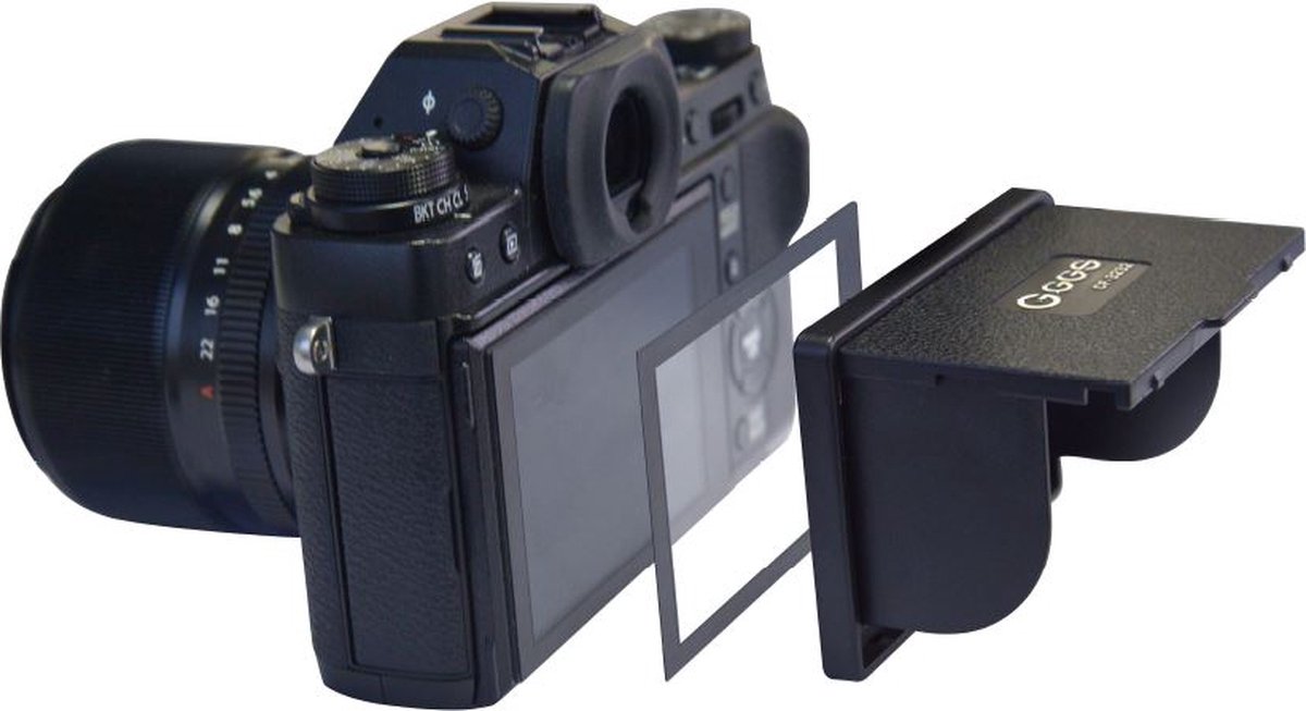 GGS V Larmor 5th Gen Glass Protector en Sunshade Hood voor Fuji XT1/XT2/XA3/ Panasonic GH4/GX8