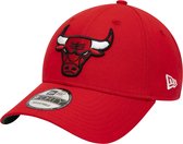 New Era 9FORTY Chicago Bulls NBA Team Side Patch Cap 60298790, Homme, Rouge, Casquette, Taille : OSFM