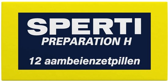 Foto: Sperti preparation h aambeienzetpillen 1 x 12 zetpillen