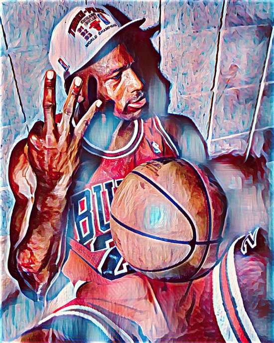 Michael Jordan - Affiche - 30 x 40 cm
