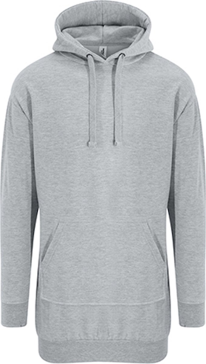 Just Hoods Hoodie Dress JH015 - Heather Grey - S
