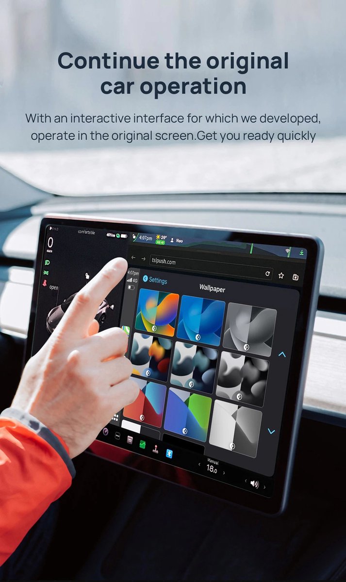 Carlinkit T2C Voor Tesla - Draadloos CarPlay & Android Auto Adapter Plug-and-Play van Carlinkit — afbeelding 2