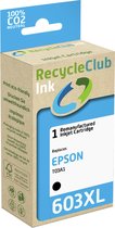 Cartouche d'encre RecycleClub - Cartouche d'encre - Alternatief pour Epson T03A1 603XL Zwart - 800 pages - Étoile de mer