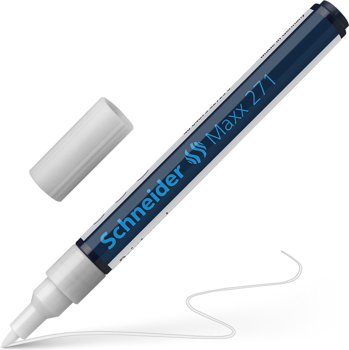 Schneider lakmarker - Maxx 271 - 1-2 mm - wit - S-127149