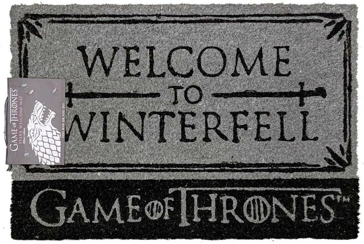 Game Of Thrones Welcome To Winterfell - Deurmat | bol.com