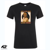 Klere-Zooi - Just a Girl Who Loves Anime - Dames T-Shirt - S