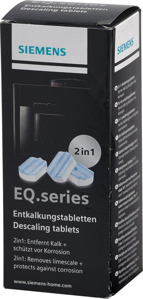 Siemens 10 Reinigungstabletten TZ80001 6 Entkalkungstabletten TZ80002 Für EQ  SIETZ80001N 80002p12n Siemens