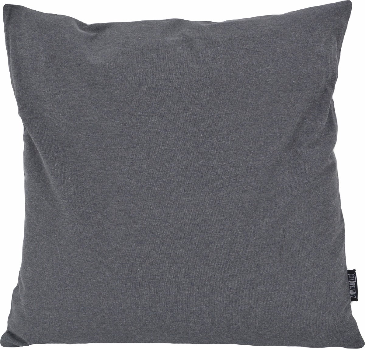 Gek op Kussens! Sierkussen Loya Antraciet | 45 x 45 cm | Katoen/Polyester Grijs