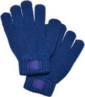 Urban Classics - Knit Winterhandschoenen Kinderen - L/XL - Blauw