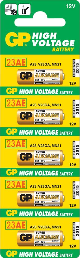 5x GP Ultra Batterij 12V V23GA - GP