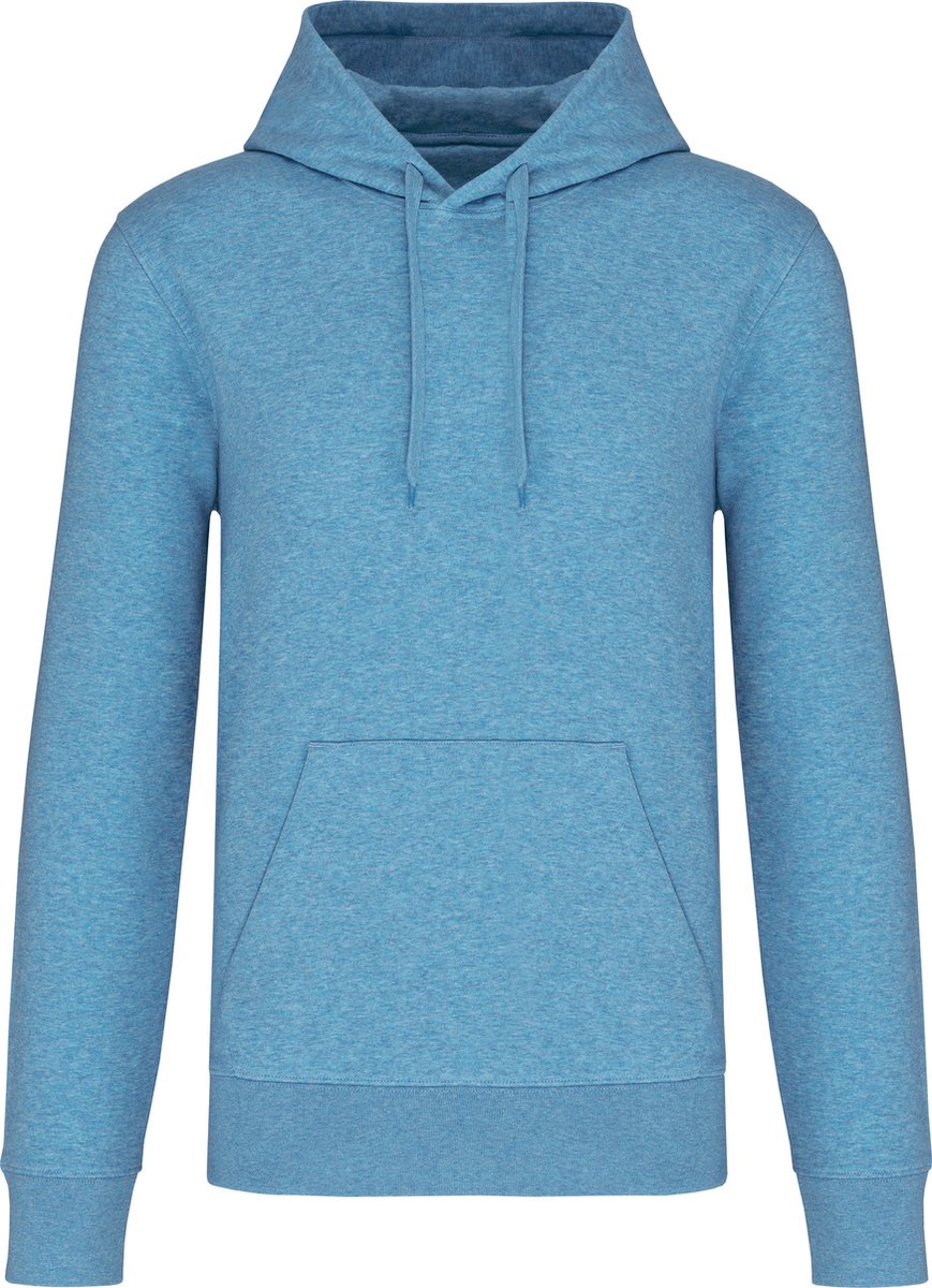 Kariban Ecologische herensweater met capuchon K4027 Cloudy heather Blauw