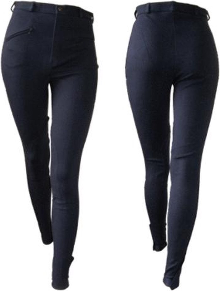 HB Ruitersport - Rijbroek Paris - Knie Grip - Navy - Maat 152