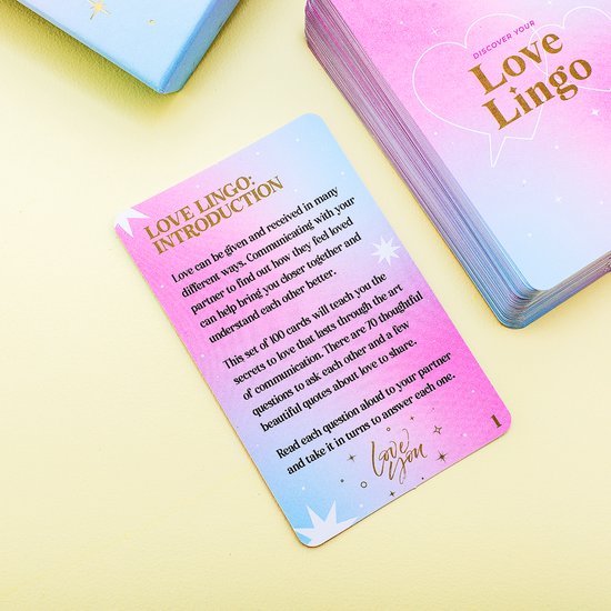 Afbeelding van het spel Gift Republic Love Lingo Kaarten