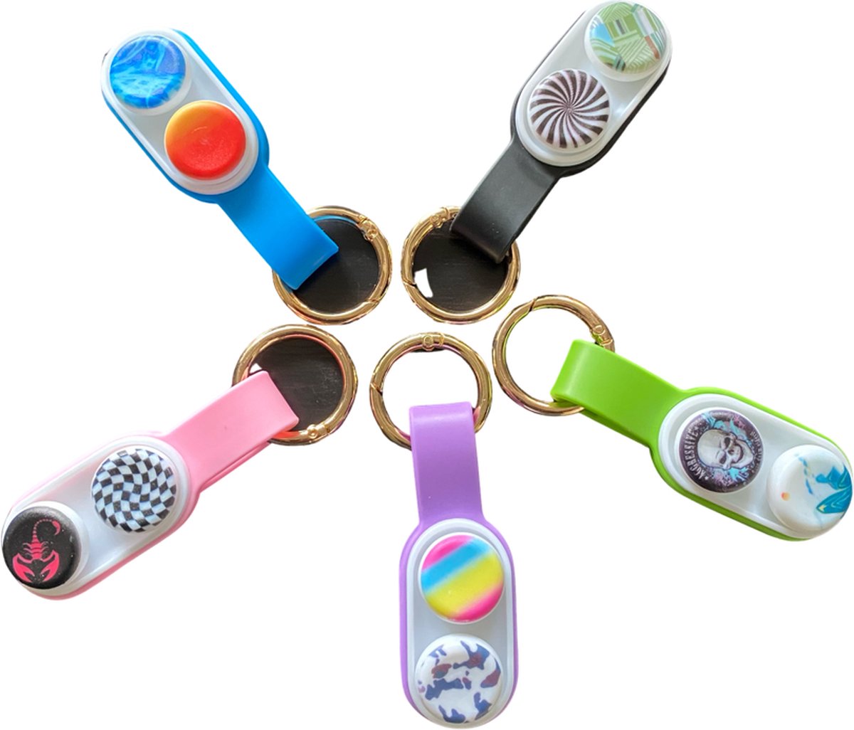 Poppuck - Fidget Toy - Porte-clés - Fidget Toys - TikTok - Anti Stress -  Balle anti-stress