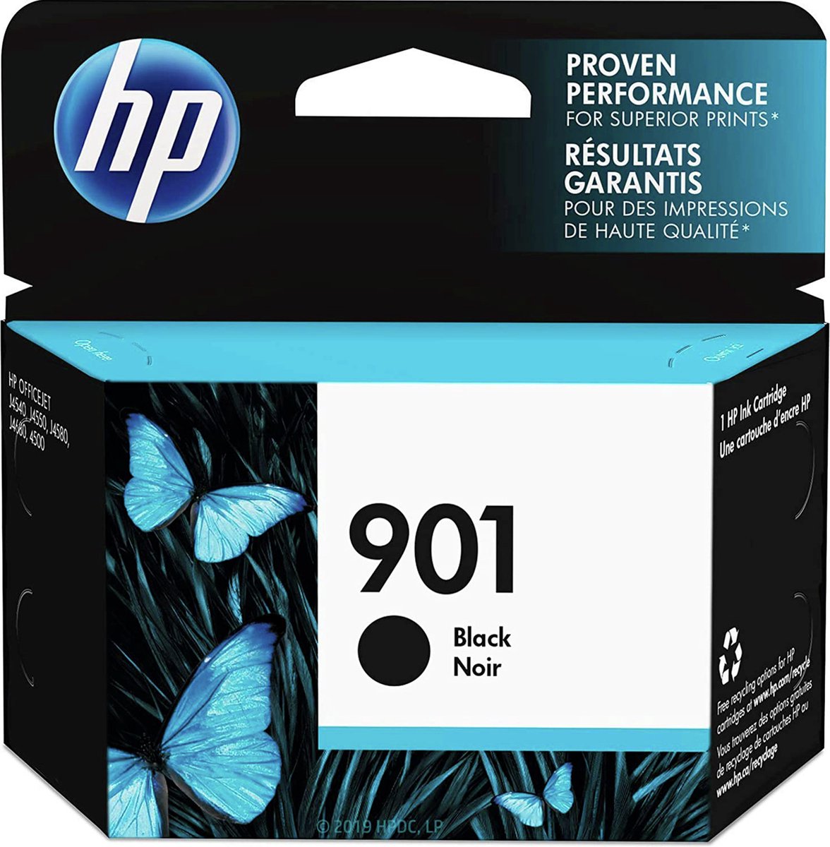 HP 901 Inktcartridge Zwart bol