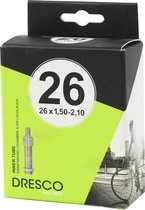 Dresco - Chambre à air pour vélo - 26x1.50-2.10 - Valve Dunlop - 45mm