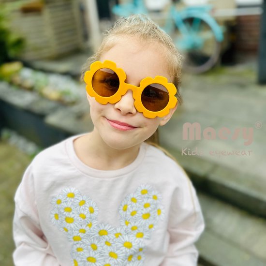Maesy - kinderzonnebril Sunny - bloem zonnebril voor kinderen - peuters -  jongens en... | bol