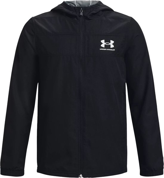 Foto: Under armour sportstyle regenjas zwart 10 12 years jongen