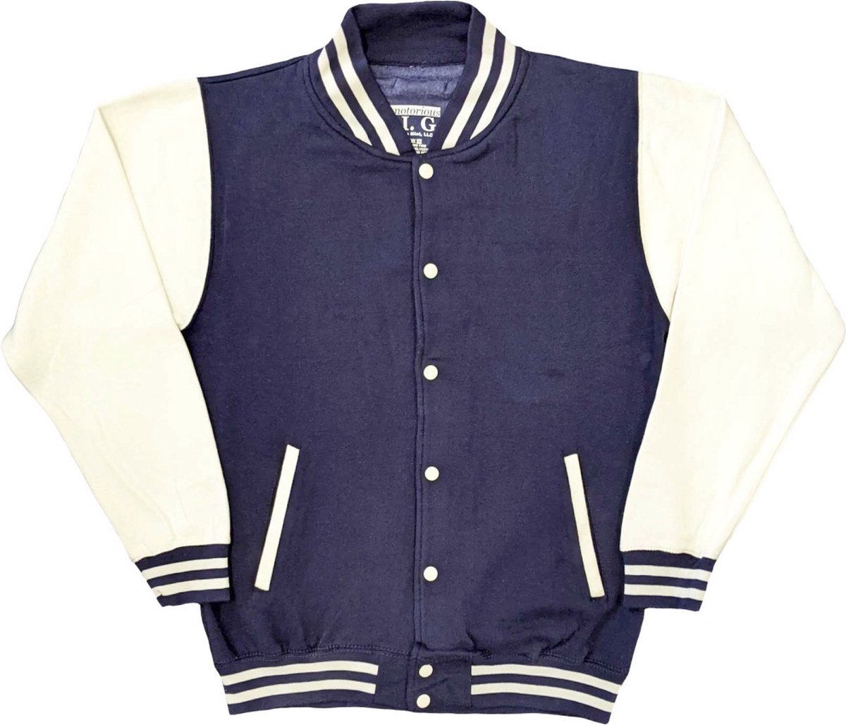 Biggie Smalls - Crown Varsity jacket - M - Blauw/Wit