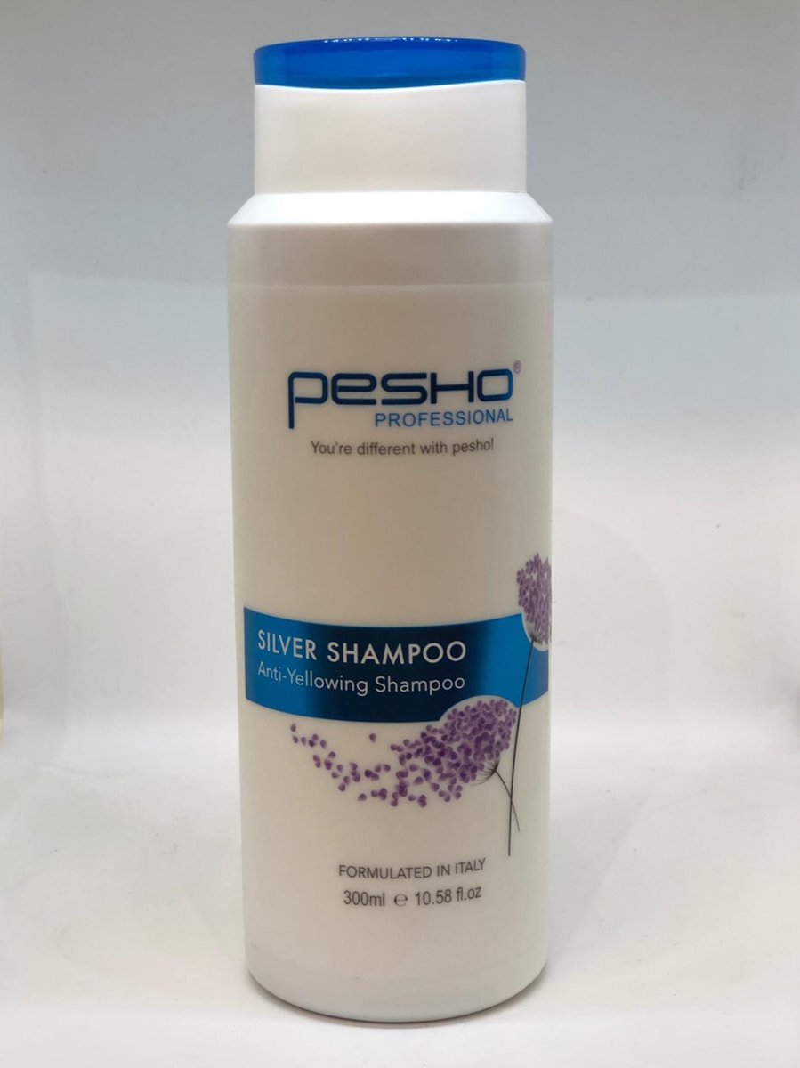 Pesho Professional - Silver shampoo - Anti-Yellowing Shampoo - Zilvershampoo