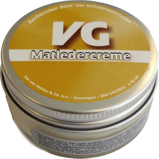 VG ledercrème | Voor juchtleer | 50ML | Kleurloos