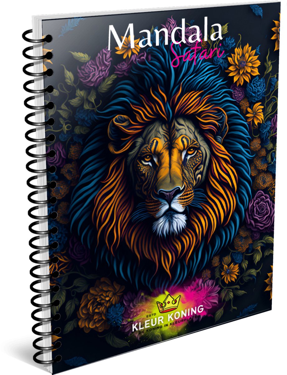Kleukoning mandala kleurboek met 30 kleurplaten - kleurboek voor volwassenen - Mandala kleurboek - kleurboek