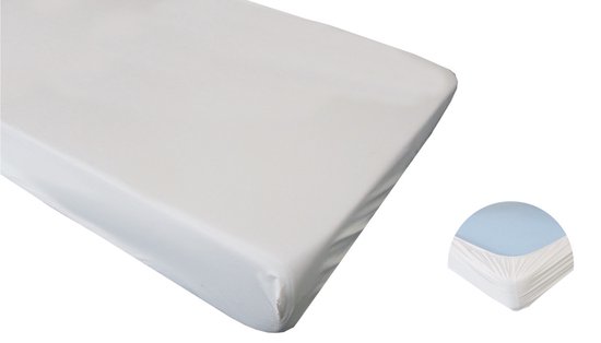 Matrasbeschermer De Luxe 90x200 - waterdichte matrasbeschermer- antibacterieel - incontinentie matrasbeschermer - wit