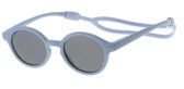 Zonnebril baby - baby - rond - blauw - met afneembaarbandje - vanaf 6mnden