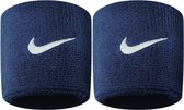 Nike Swoosh - Sweatband - Unisexe - Blauw/ Wit