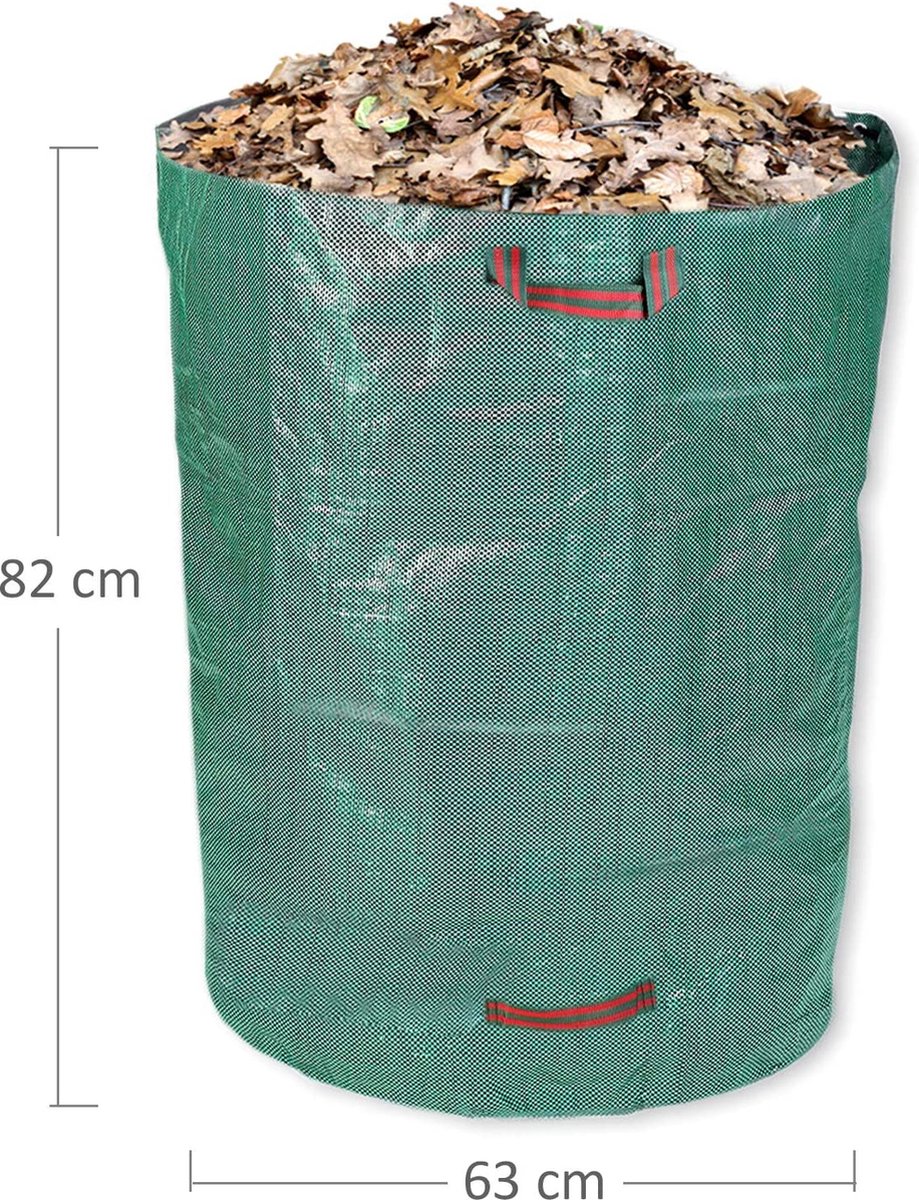 3 stuks tuinzakken 160 L polypropyleen weefsel PP tuinzak tuinzak grote tas