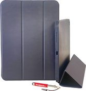 HEM Smart iPad Fold Cover pour Apple iPad 10 (2022) - 10,9 pouces - Bleu Foncé - avec Stylet Cover Web