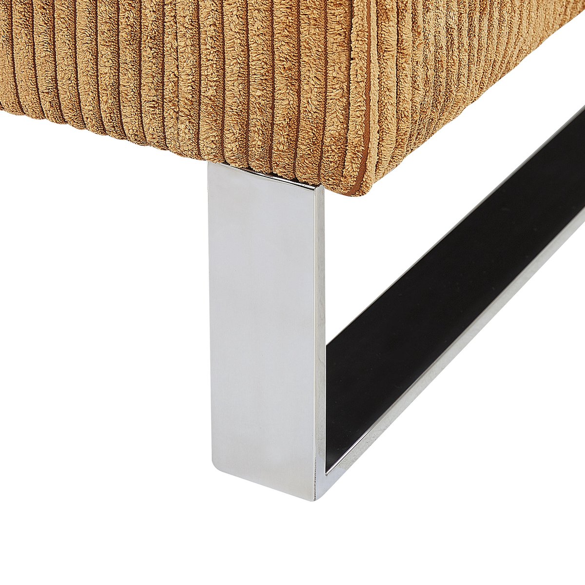 VIND VIND Lichtbruin Corduroy Fauteuil - afbeelding 5
