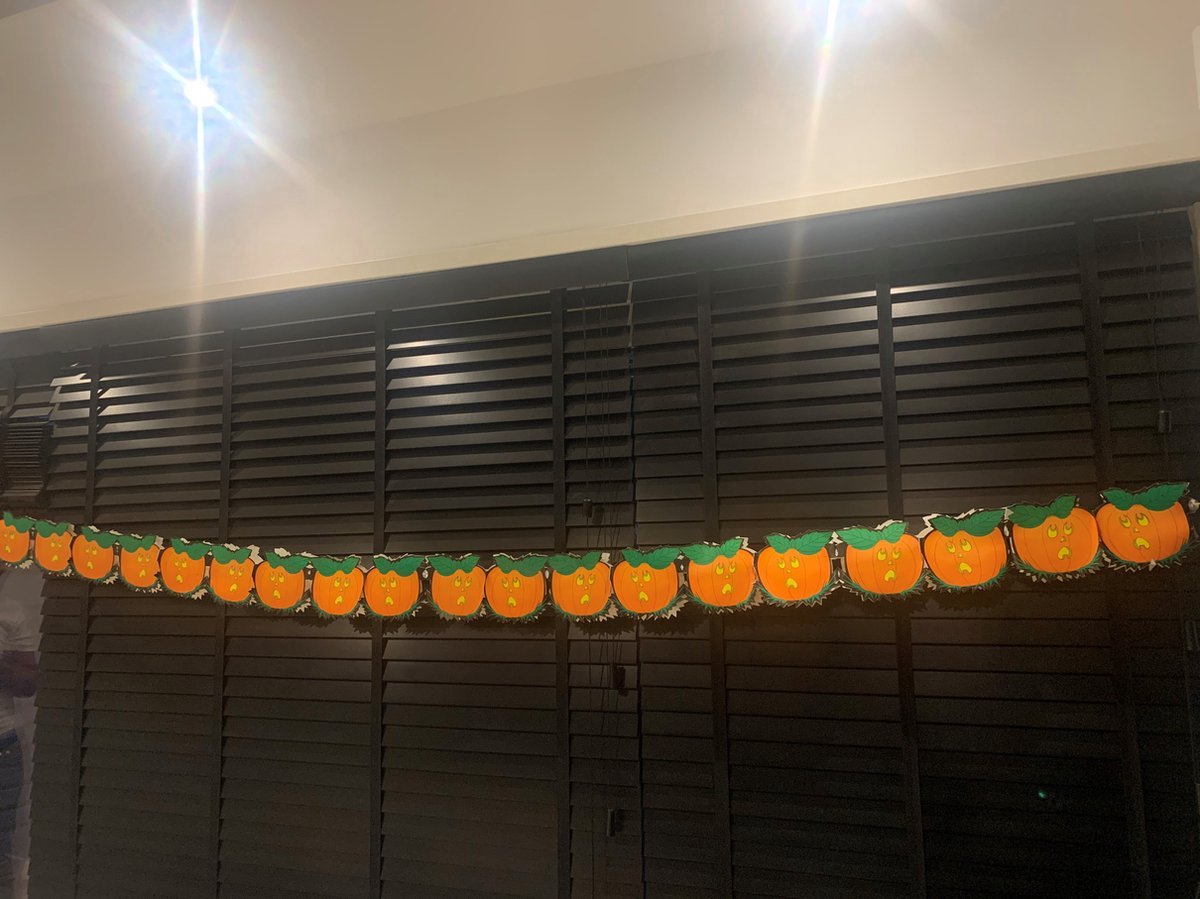 Akyol pompoen slinger Halloween slinger Halloween accessoire