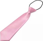 Akyol - Stropdas - Roze stropdas - Das - voor kinderen - stropdas voor kinderen - van 7 tot 12 jaar - Pak - Outfit - Tie - Roze -carnaval - Strik - vlinderstrik