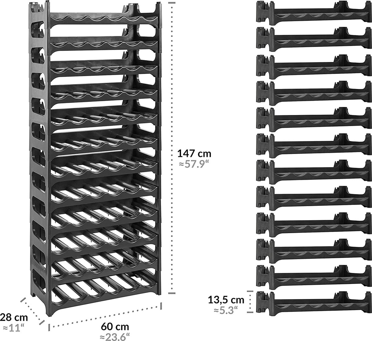 opvouwbare wijnflessen houder rekken, Wine rack, wine storage - premium ...