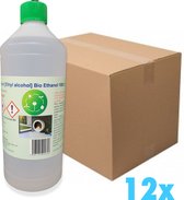 Bio éthanol - 100% pureté - BioFair - Bioéthanol - combustion propre - inodore - 12x 1 litre