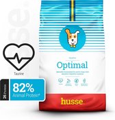 Husse Optimal Sensitive - Glutenvrij Hondenvoer, Hondenbrokken, Hondenvoeding Droog - 2 x 12,5 kg