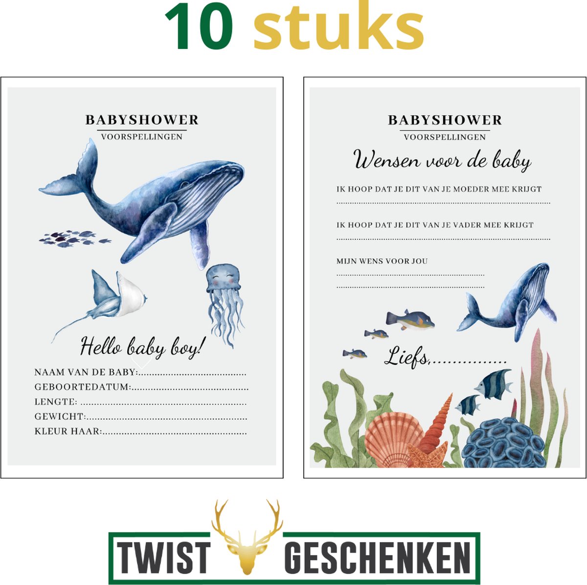 Bundel 2: Set van 24x Mijlpaalteksten en 25 Babyshowerkaarten | Grote – Ricard Pictogram stickers