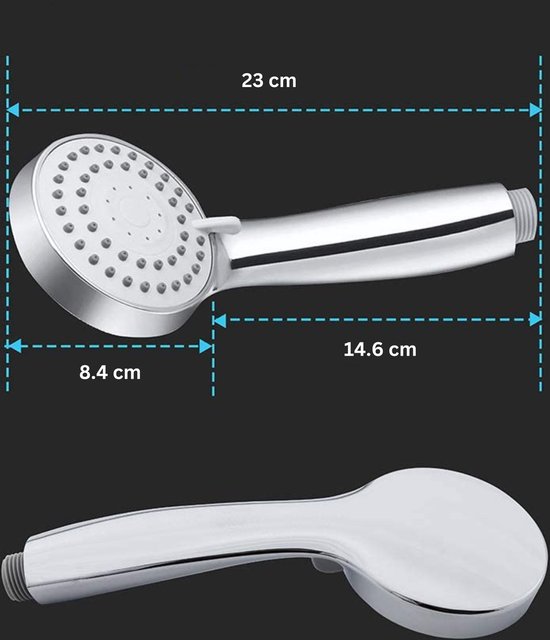 Ionische Douchekop 3 Standen Inclusief Filtercartridge Universele