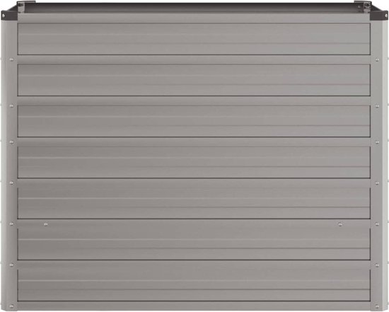 vidaXL Jardinière vidaXL Acier Corten Grijs 100 x 40 x 77 cm - Pot de fleur