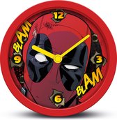 Deadpool - Blam Blam - Bureauklok - Rood - 12cm