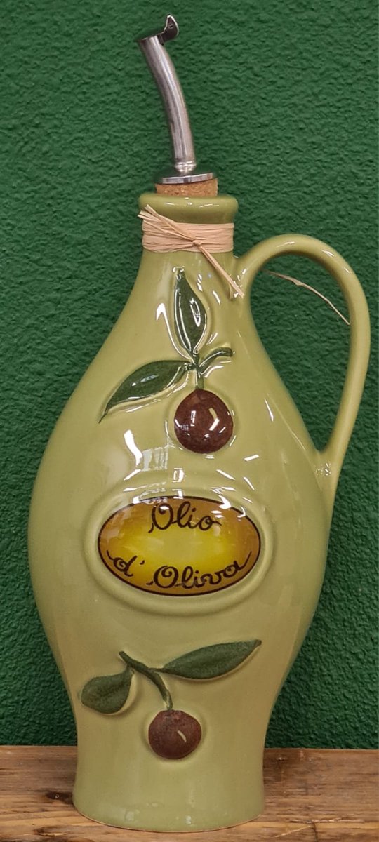 Olijfolie kannetje - Italiaans keramiek