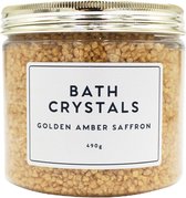 Golden Amber Saffron Bath Crystals 490 g