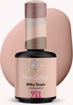 Pink Gellac - Milky Taupe - Gellak - Vegan - Taupe - Glanzend - 15ml
